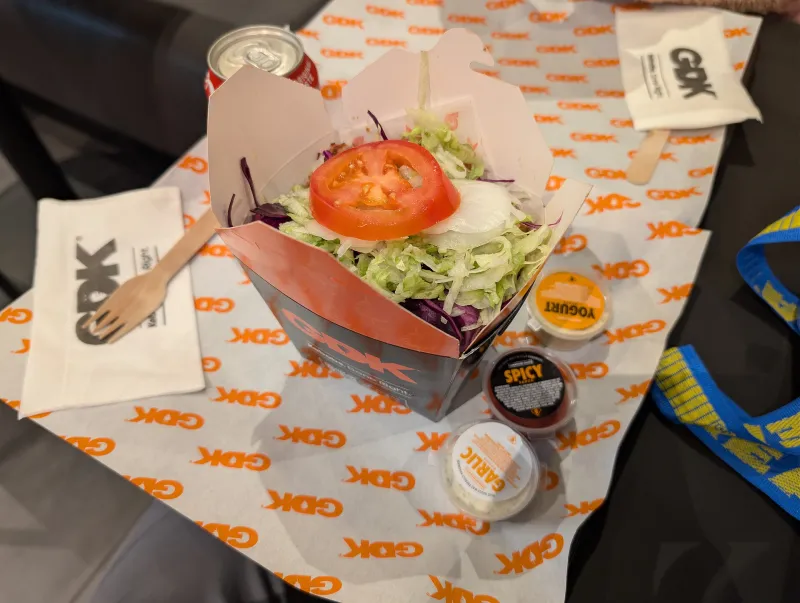 Döner Kebab im Fladenbrot