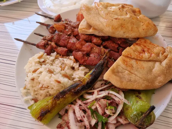 Grillspieße vom Kohlegrill